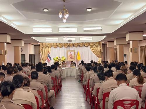 พช.เมืองชัยนาท เข้าร่วมการประชุมประจำเดือนของกำนัน ผู้ใหญ่บ้านฯลฯ ประจำเดือนตุลาคม 2569
