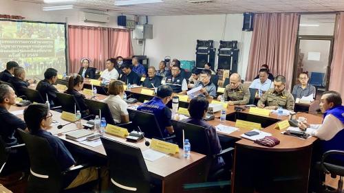 ✨📣พช.เมืองชัยนาท ร่วมประชุมศูนย์บัญชาการ เหตุการณ์อุทกภัย และดินถล่ม อำเภอเมืองชัยนาท ปี 2569